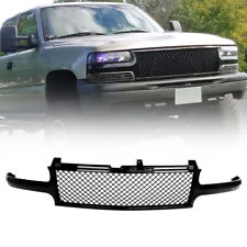 Black Mesh Front Hood Grill Grille For 99-02 Silverado/00-06 Tahoe Suburban NEw picture