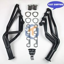 Long Tube Headers 1-1/2'' For 66-73 FORD MERCURY BLACK PAINT picture