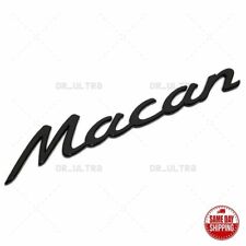 Gloss Black Macan Letters Rear Badge Emblem Look Deck lid 95B-853-675-D picture