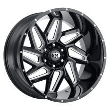 Vision Off-Road 22x10 Wheel Gloss Black Milled 361 Spyder 6x135 -19mm Rim picture