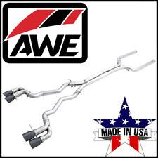 AWE Track Edition Cat-back Exhaust System fits 18-23 BMW M5 Sedan 4.4T V8 AWD picture