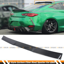 FOR 2017-22 INFINITI Q60 CARBON FIBER JDM VQ STYLE REAR WINDOW ROOF SPOILER WING picture