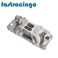 Aluminum Intake Manifold Dual Plane For 396-502 Chevy V8 Cyclone BBC Air Gap picture
