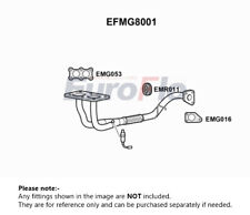 Exhaust Pipe fits MG MGF RD 1.6 Front 00 to 02 16K4F EuroFlo WCD106090 Quality picture