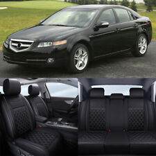 For Acura TL Sedan 2004-2008 Full Car Front Rear 5-Seat Leather Cushion Cover picture