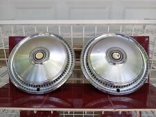 1975-1979 Chrysler Cordoba 15” Hubcaps Set Of (2) Wheel Covers Vintage Classic picture