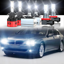 FOR BMW 750i 750Li 760Li 2006 2007 2008 LED HID Headlight High/Low+Fog Light Kit picture