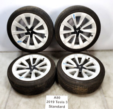 ✅ 2017-2023 OEM Tesla Model 3 Front Rear Wheels Rims 19