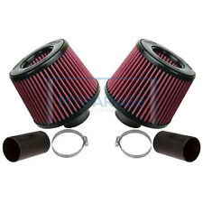 BMS Dual Cone Performance Intake Red Filters for BMW N54 135 335 535 Z4 DCI picture
