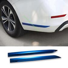 For Nissan Sentra 2020-2023 2024 Blue Steel Rear Bumper Side Anti-Scratch Strip picture