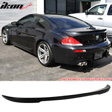 Fit 04-08 BMW E63 6 Series 2Dr Rear V Style Trunk Spoiler Painted #668 Jet Black picture
