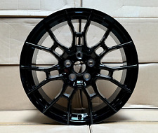Set 4 Gloss Black Rims 19x8.5 +40 60.1 Fit Toyota RAV4 Camry Avalon Venza BZ4X picture