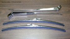 SALE Windshield wiper arms & blades 4pc kit 67-9 Camaro coupe Firebird Stainless picture
