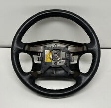1991-1996 Nissan 300ZX Black with Yellow Stitching Steering Wheel OEM JDM picture
