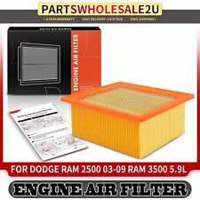Engine Air Filter for Dodge Ram 2500 2003-2009 Ram 3500 2003-2008 L6 5.9L 4 IN picture