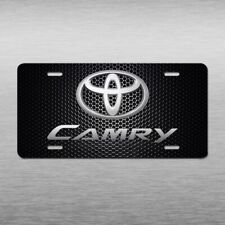 Toyota License Plate Camry Hybrid Seden Black Grill Decor Vehicle Auto Car picture