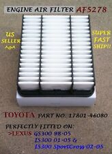 For Lexus AIR FILTER GS300(99-05) IS300(01-05) IS300SportCross(02-05) AF5278 picture