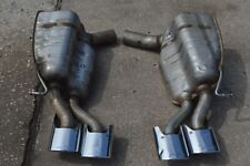 2006 W219 MERCEDES CLS55 AMG REAR LEFT & RIGHT SIDE EXHAUST MUFFLER & TIPS picture