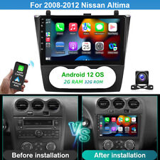 For 2008-2012 Nissan Altima Apple CarPlay Car Radio Android 12.0 GPS Stereo +Cam picture