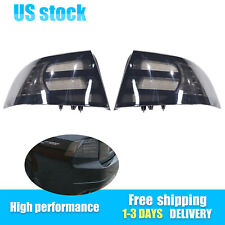 For 2004-2008 Acura TL Rear LH & RH Black Housing Black Lens Tail Light Cover picture