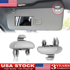 2x Sun Visor Gray Clip Holder Hook for Audi A3 S3 A4 S4 A5 S5 Q3 Q5 8U0857562A picture