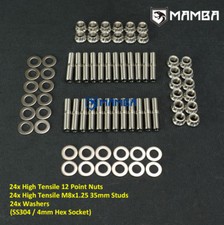 SS304 turbo Exhaust Manifold to Header Stud Kit Audi Allroad Quattro 2.7L 4.2L picture