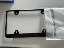 TESLA MODEL X Black License Plate Frame OEM Original Equipment picture