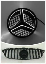 GT R AMG Grill Bumper Grille W/ LED Emblem for Mercedes Benz W205 C250 C300 C400 picture