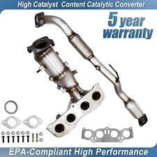 Front + rear 2002 - 2006 Toyota Camry 2.4L Exhaust Catalytic Converter Highflow picture