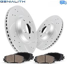 Front Drilled Brake Rotors + Brake Pads for 2000 2001 2002-2004 Nissan Xterra picture