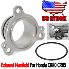 Exhaust Flange Manifold & O-rings Kit For Honda CR80 CR85 NO LEAK 1996-2004 USA picture