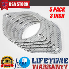 3 Inch Exhaust Gasket 2-Bolt 78mm Flange High Temperature Gasket Fire Ring USKY picture