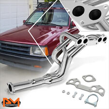 For 86-93 Mazda B2000 2.0L/B2200 2.2L MT S.S Long Tube Exhaust Header Manifold picture