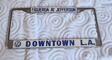  Volkswagen Downtown L.A. Califonia License Plate Frame VW Vanagon Bus Bug Thing picture