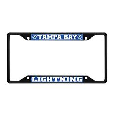 FANMATS 31392 Tampa Bay Lightning Metal License Plate Frame Black Finish picture