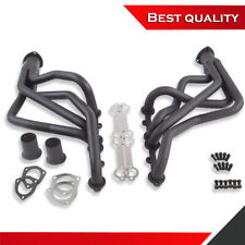 Long Tube Headers Suit Chevelle El Camino Monte Oldmobile Chevy 350 Black picture
