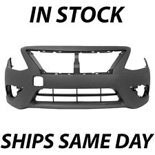 Brand NEW Primered Front Bumper Cover for 2015-2019 Nissan Versa Sedan 4-door picture