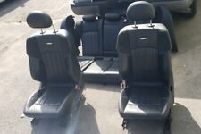 05-06 MERCEDES BENZ C55 AMG FRONT  REAR SEAT  BLACK LEATHER SEATS ALCANTARA W203 picture