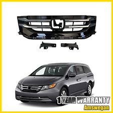 Front Upper Grille Black W/ Chrome Trim Fits Honda Odyssey 2014-2017 picture