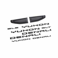 2021-2022 GMC Yukon SLE SLT Denali Emblems 84941455 Black Genuine OEM GM picture