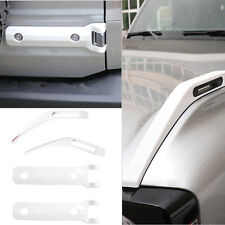 4PCS White Tailgate Spare Tire&Front Engine Hood Hinge Cover For Ford Bronco 21+ picture