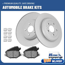 Rear Disc Rotors & Ceramic Brake Pads For Ford Explorer Flex Edge Taurus MKS MKT picture