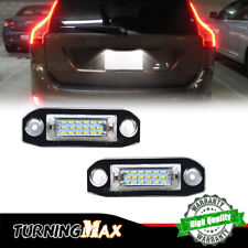 1 Pair White License Plate Lights 18-LED Lamps For Volvo S60 V60 XC60 XC70 S80 picture