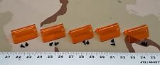 (5) New HD Lund Replacement Lens Lenses Orange Amber Hardware Set Cab Moonvisor picture