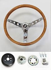 1967 68 Buick Skylark Gran Sport Wood walnut Steering Wheel 15