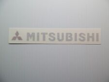 New 93-99 Mitsubishi Rear Logo Flat Badge Decal Eclipse Mirage FTO GS-T GSX GS picture