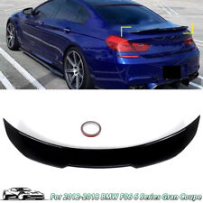 Fits BMW 6 Series Gloss PSM Style F06 640i 650i M6 Rear Trunk Spoiler Wing Black picture