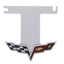 Corvette C6 Contour Logo Rear Exhaust Enhancer Plate (Chrome) picture