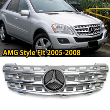 Grille Grill W/Emblem For 2005-2008 Mercedes W164 ML350 ML320 ML63 ML500 ML550 picture