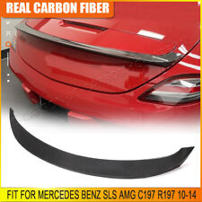 Fits Mercedes Benz SLS AMG C197 R197 2010-14 Rear Trunk Spoiler Wing REAL Carbon picture